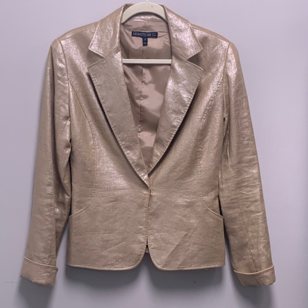 Lauren Ralph Lauren Gold Women's Blazer